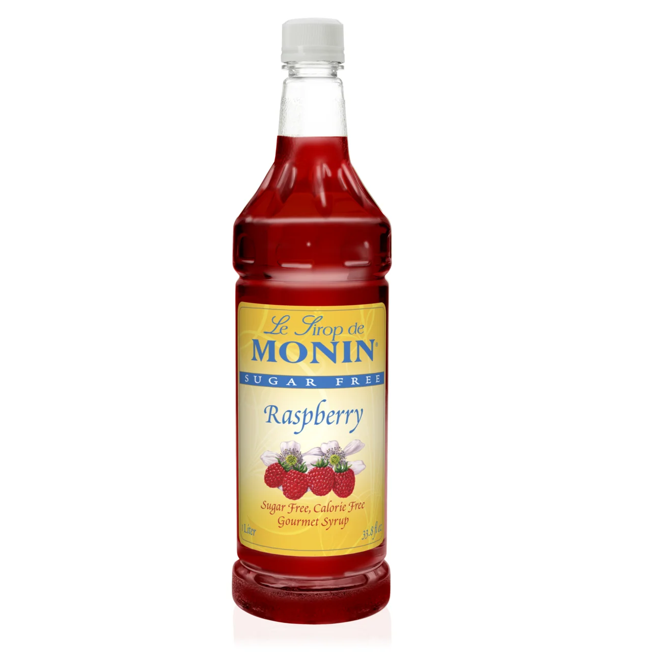 Monin Sugar Free Raspberry Syrup — Bottle