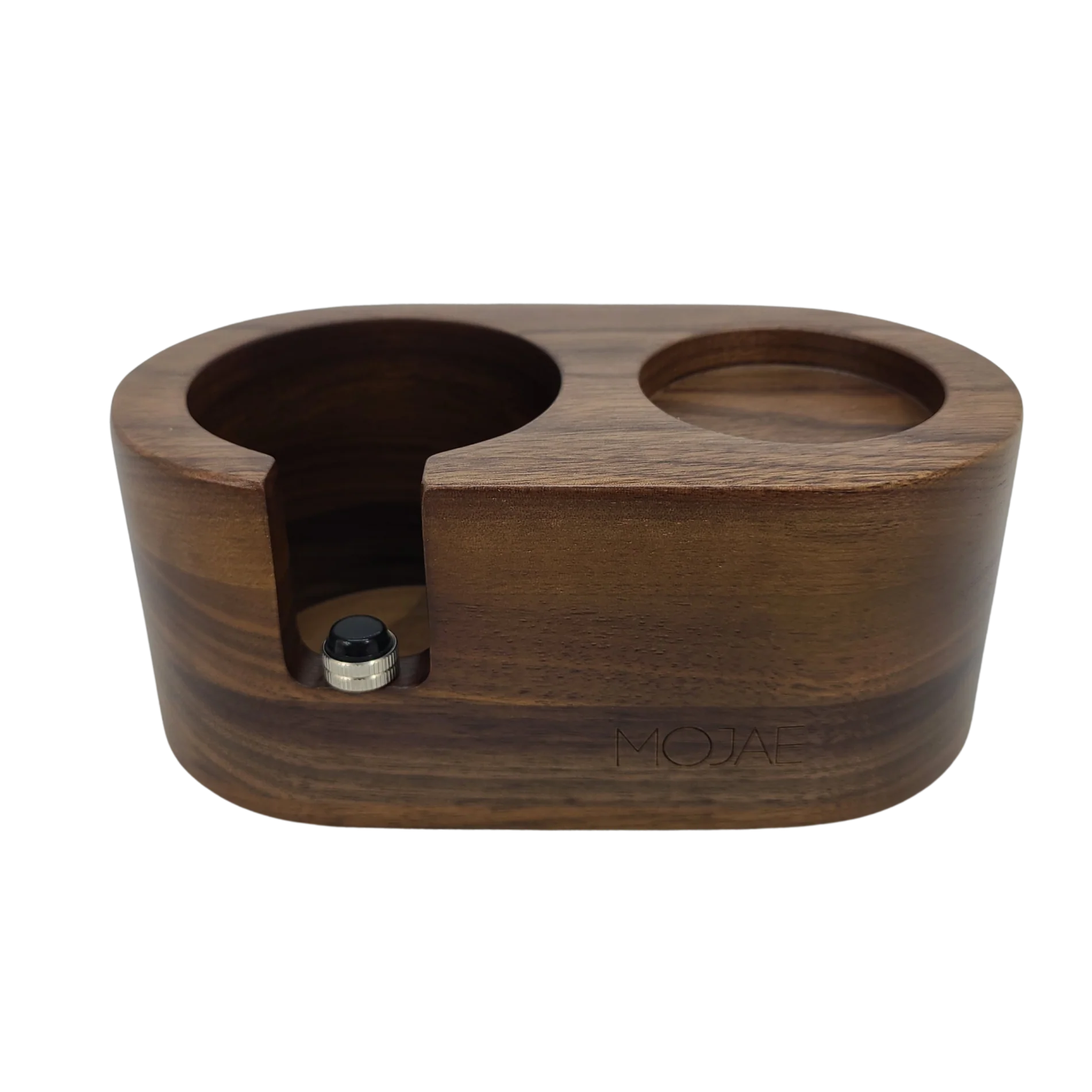 Mojae Walnut Tamping Station - 2 Slots — Bar