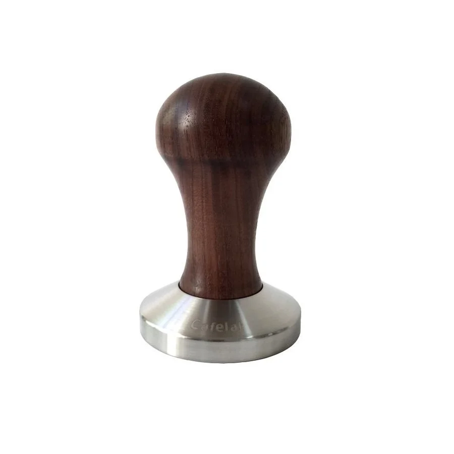 Cafelat Espresso Tamper - 49mm / Flat / Walnut — Gift - Image 2