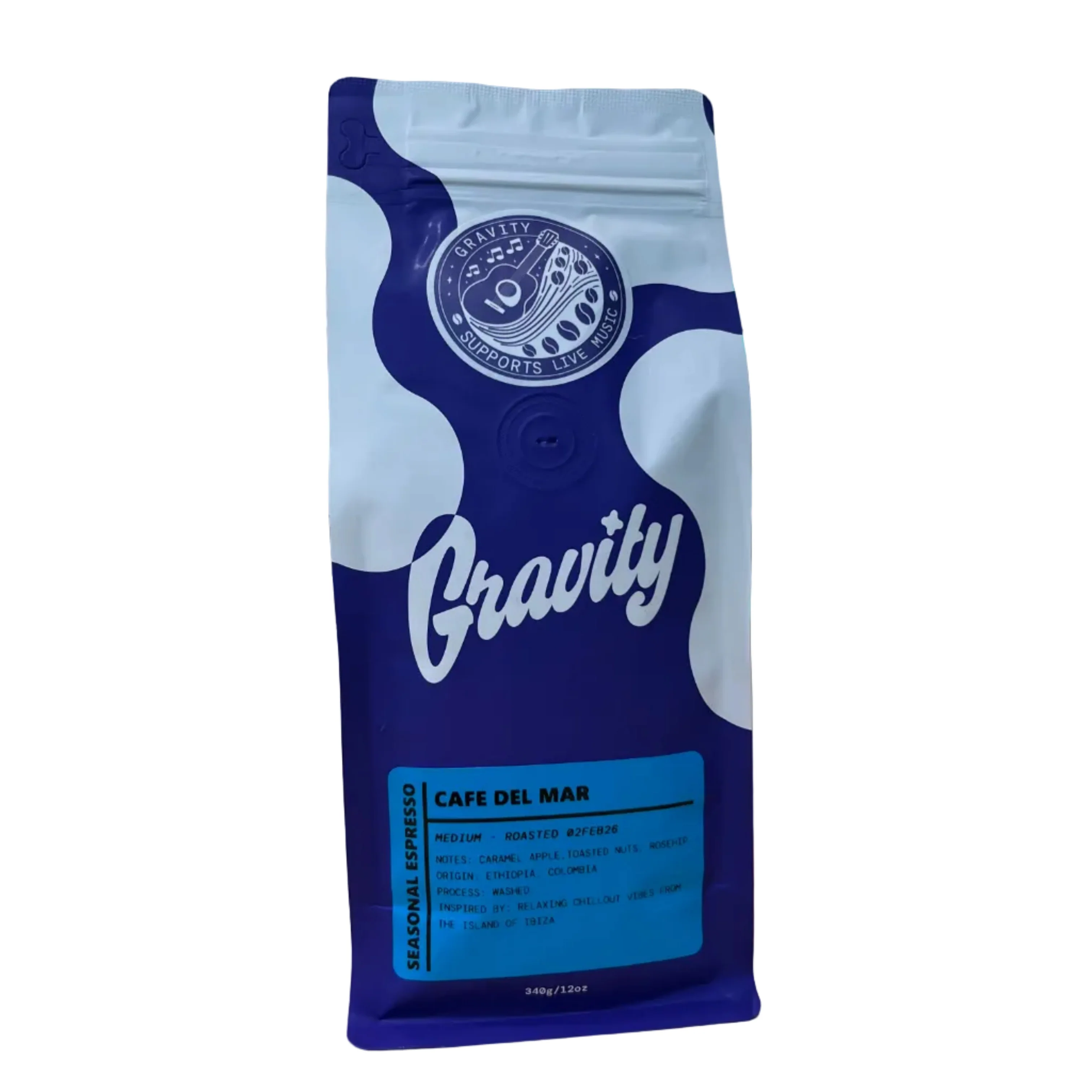 Gravity - Cafe Del Mar Espresso Coffee Beans — Tea