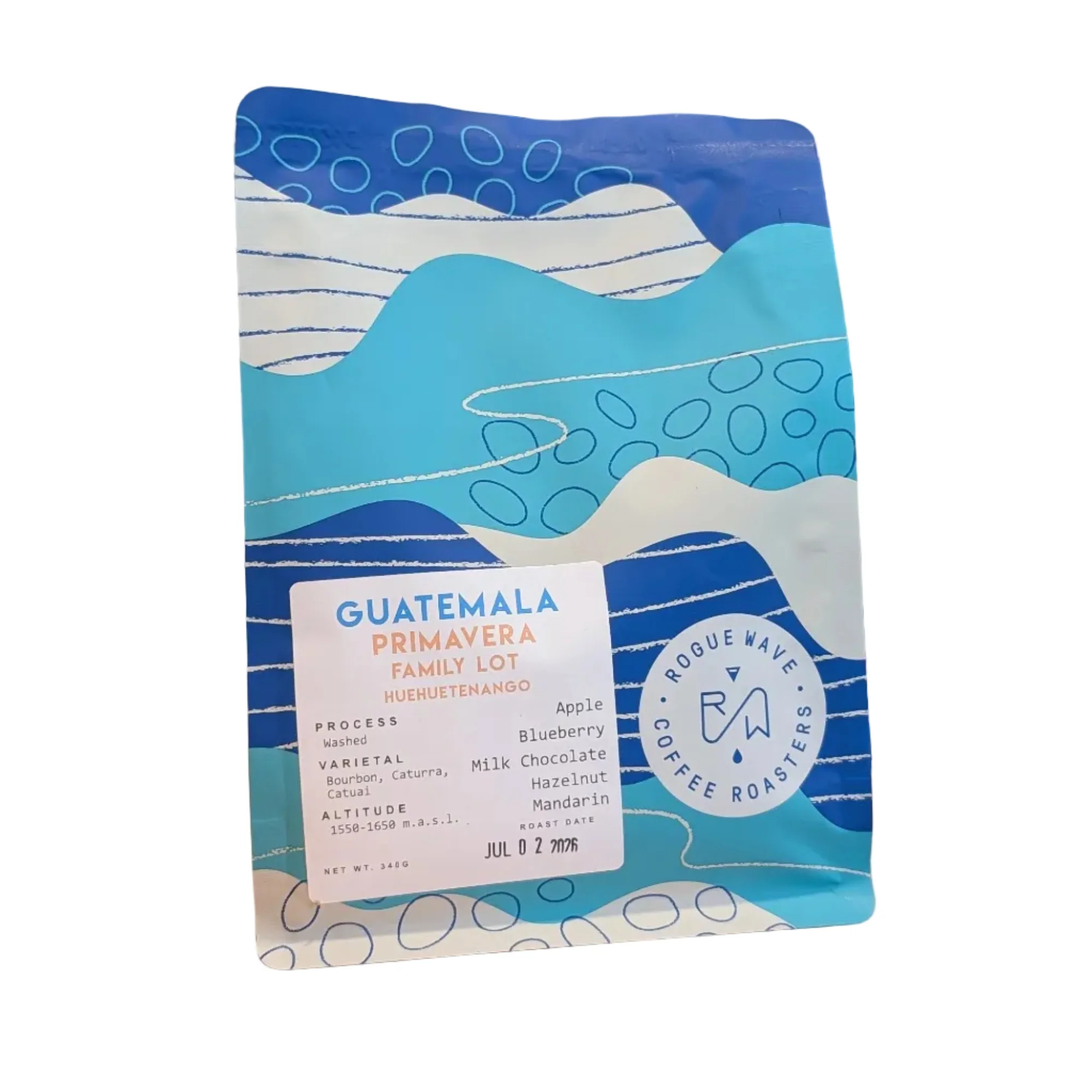 Rogue Wave Coffee Roasters Rogue Wave - Guatemala - Huehuetenango Primavera Family Lot (2026) Coffee Beans — Tea