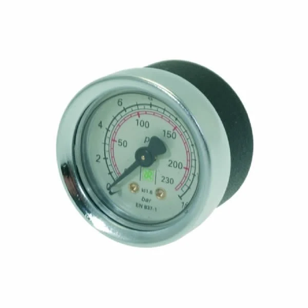 Rancilio 44mm Single Scale Pump Pressure Gauge - NSF — Bar