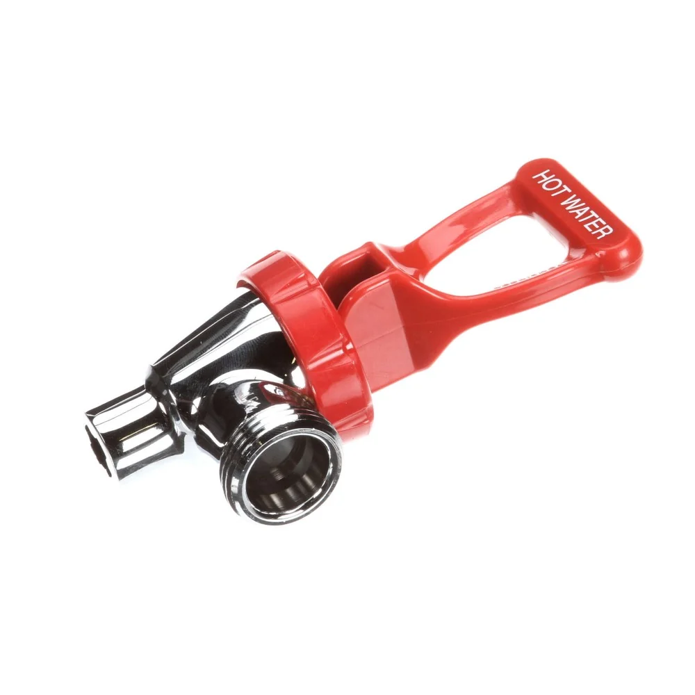 Fetco Complete Faucet w/ Red Handle (1071.00011.00) — Brewer