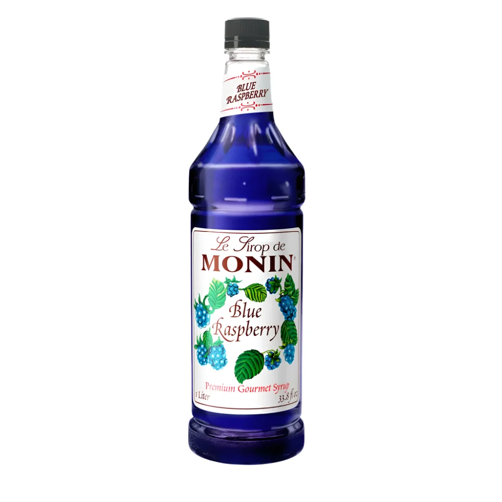 Monin Blue Raspberry Syrup — Bottle