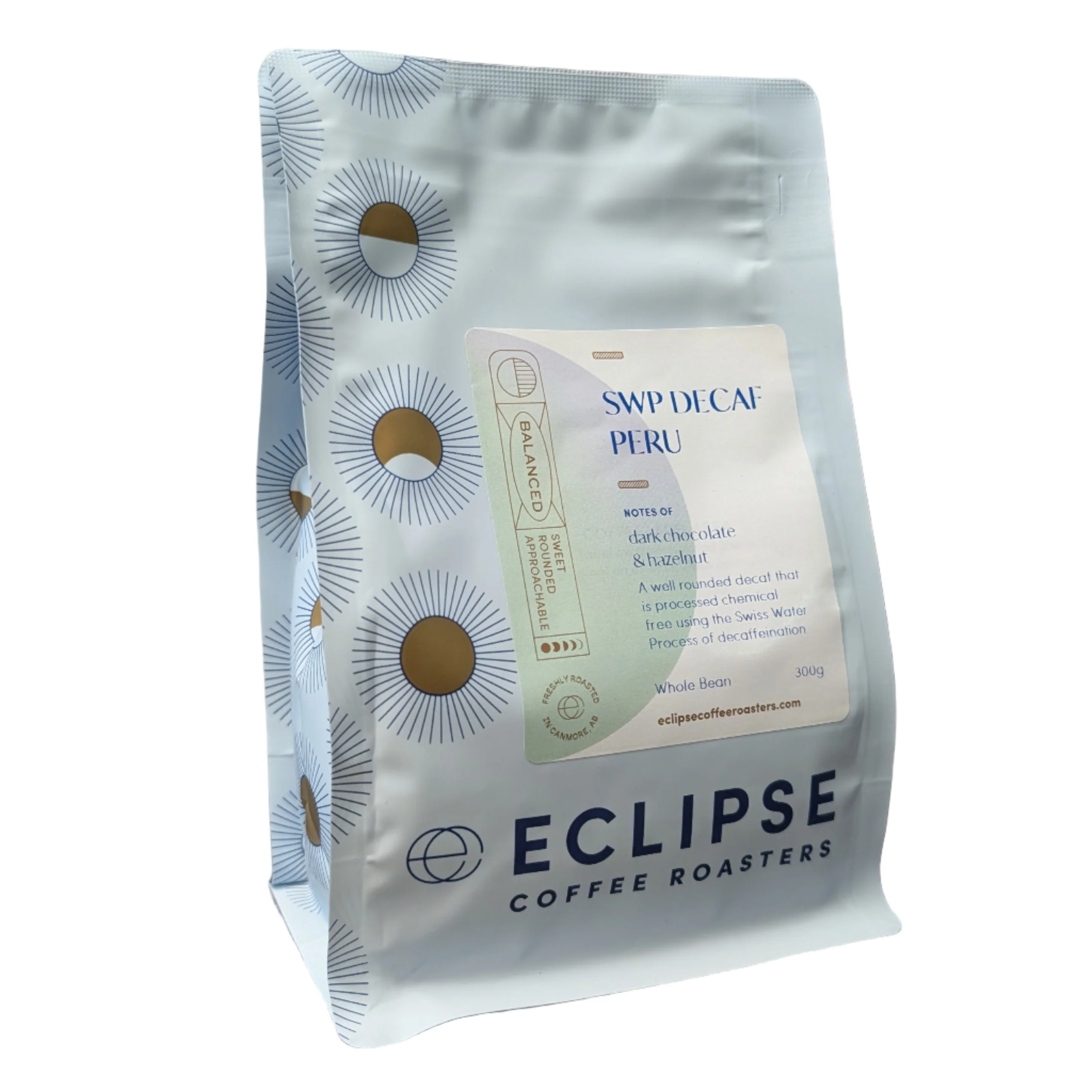 Eclipse Coffee Roasters Swiss Water Process Decaf Peru Coffee Beans — Tea