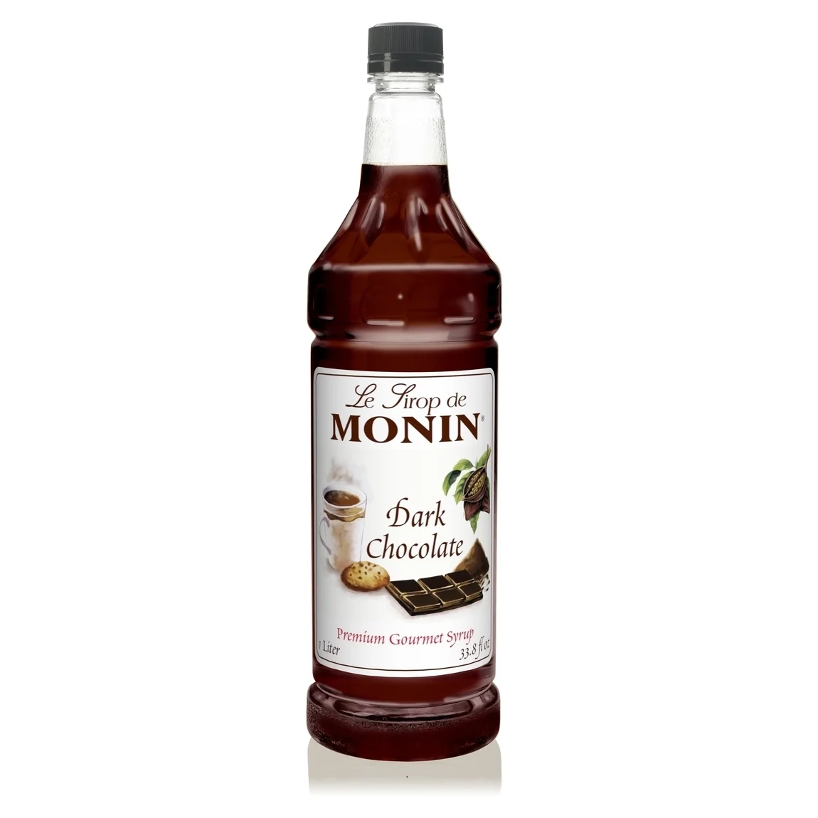Monin Dark Chocolate Syrup — Bottle