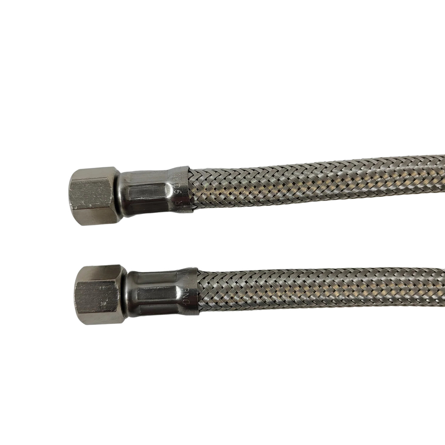 1/8" F x 1/8" F BSP Stainless Steel Flex Hose — Bar