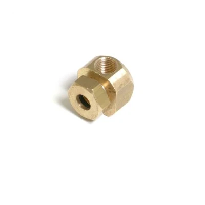 7mm Barb x 1/8" F BSP Brass Elbow Adaptor Compression Fitting — Catalog Product