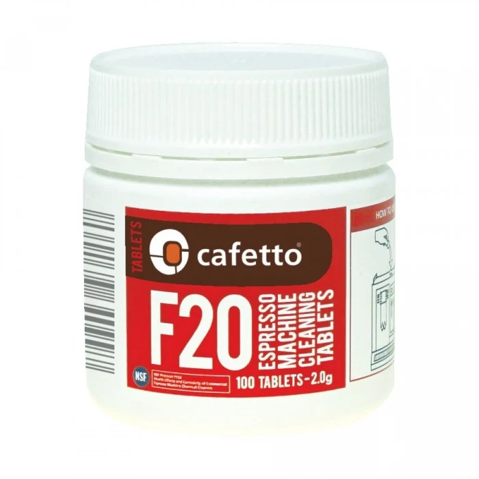 Cafetto F20 Cleaning Tablets (2.0g) — Oil