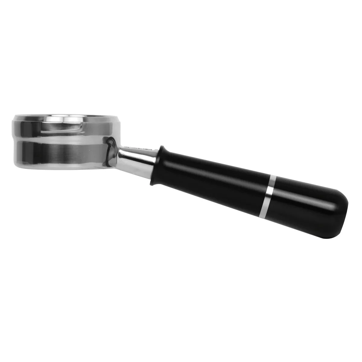 Pesado Stainless Steel Bottomless Hybrid Portafilter (5.0mm) - Black / Bronze — Basket