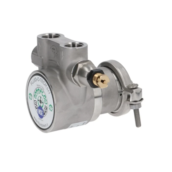 Fluid-o-Tech Rotoflow Rotary Vane Water Pump - Stainless Steel — Catalog Product