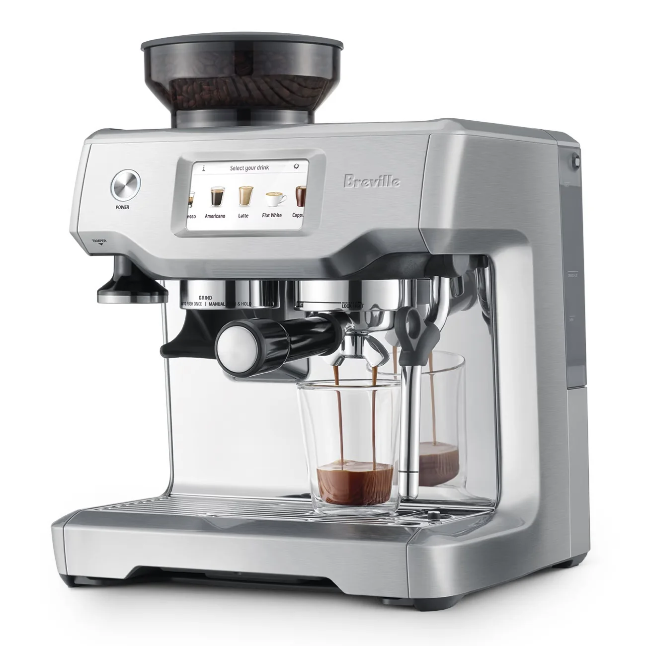 Breville Barista Touch Espresso Machine - Stainless Steel — Grinder - Image 2