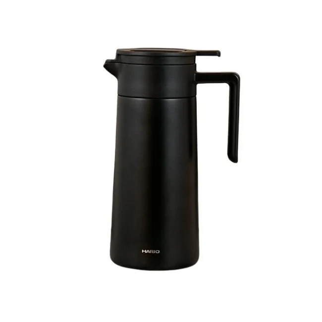 Hario Double Walled Ceramic Coated Metal Server - Black / 800ml — Cup