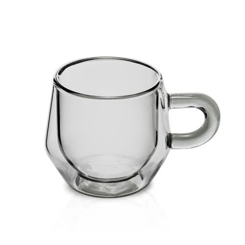 Hearth Double Wall 4oz (120ml) Glass - Set of 2 - Amber - Image 2