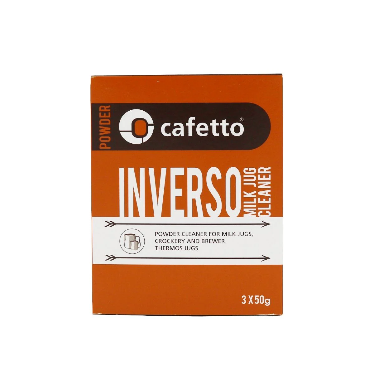 Cafetto Inverso Milk Jug & Crockery Cleaner Sachet (3x50g) — Pitcher